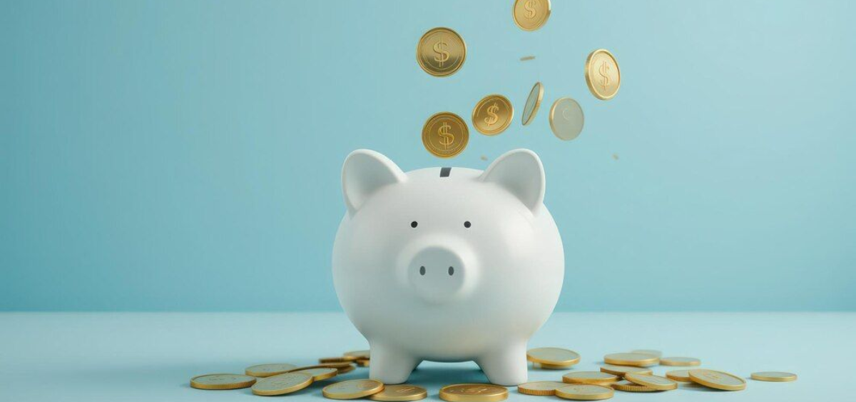 Porquinho representando reserva financeira protegida